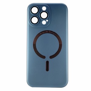 Nettech Apple iPhone 14 Pro Max Uyumlu Lüx MagSafe Arka Koruma Kılıf (Lila) NT-96897