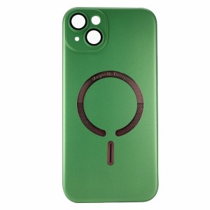Nettech Apple iPhone 14 Plus Uyumlu Lüx MagSafe Arka Koruma Kılıf (Yeşil) NT-96906