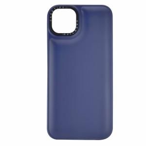 Nettech Apple iPhone 14 Plus Uyumlu Casetify Buff Seri Arka Koruma Kılıf (Lacivert) NT-97496