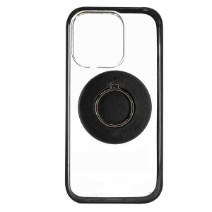 Nettech Apple iPhone 14 Pro Uyumlu Halkalı Lüx MagSafe Arka Koruma Kılıf (Siyah) NT-96913