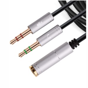 Hadron HN4624 Plastik 20 Cm Mikrofon To Audio Kablo (Siyah) NT-97678