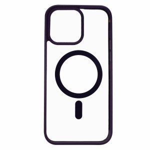 Nettech Apple iPhone 14 Pro Max Uyumlu Orjin Case MagSafe Manyetik Arka Koruma Kılıf (Mor) NT-96740