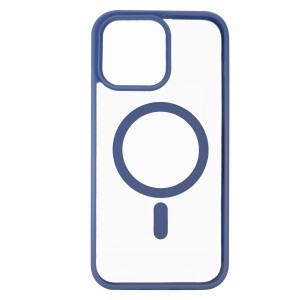 Nettech Apple iPhone 14 Pro Max Uyumlu Orjin Case MagSafe Manyetik Arka Koruma Kılıf (Mavi) NT-96738
