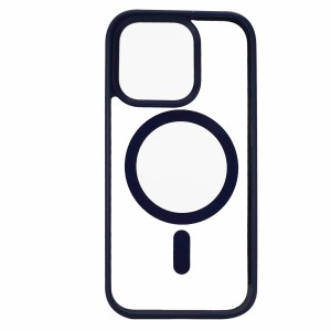 Nettech Apple iPhone 14 Pro Uyumlu Orjin Case MagSafe Manyetik Arka Koruma Kılıf (Lacivert) NT-96729