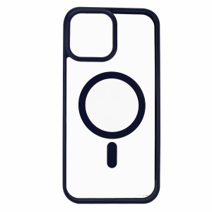 Nettech Apple iPhone 13 Pro Max Uyumlu Orjin Case MagSafe Manyetik Arka Koruma Kılıf (Lacivert) NT-94745