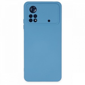 Nettech Xiaomi Poco X4 Pro 5G Uyumlu Trend Seri Arka Koruma Kılıf (Mavi) NT-97588