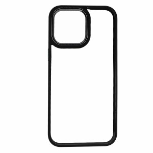 Nettech Apple iPhone 14 Pro Max Uyumlu Soft Akrilik Seri Arka Koruma Kılıf (Siyah) NT-97724