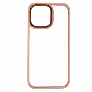 Nettech Apple iPhone 14 Pro Max Uyumlu Soft Akrilik Seri Arka Koruma Kılıf (Pembe) NT-97726