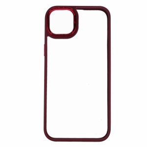 Nettech Apple iPhone 14 Plus Uyumlu Soft Akrilik Seri Arka Koruma Kılıf (Mürdüm) NT-97718