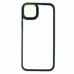 Nettech Apple iPhone 14 Plus Uyumlu Soft Akrilik Seri Arka Koruma Kılıf (Yeşil) NT-97720