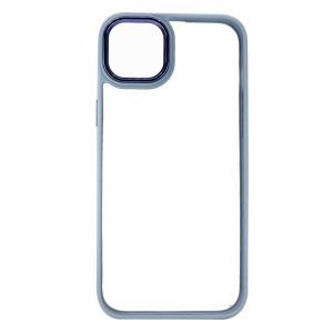 Nettech Apple iPhone 14 Plus Uyumlu Soft Akrilik Seri Arka Koruma Kılıf (Gri) NT-97731