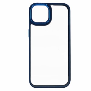 Nettech Apple iPhone 14 Plus Uyumlu Soft Akrilik Seri Arka Koruma Kılıf (Mavi) NT-97716