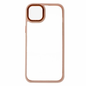 Nettech Apple iPhone 14 Plus Uyumlu Soft Akrilik Seri Arka Koruma Kılıf (Pembe) NT-97719
