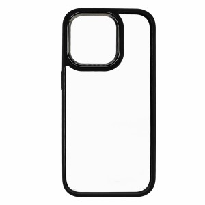 Nettech Apple iPhone 14 Pro Uyumlu Soft Akrilik Seri Arka Koruma Kılıf (Siyah) NT-97710