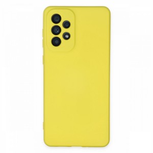Nettech Samsung Galaxy A23 Uyumlu Lansman Seri Arka Koruma Kılıf (Sarı) NT-97860