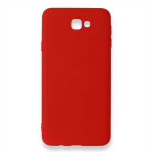 Nettech Samsung Galaxy G610 J7 Prime Uyumlu Nano Arka Koruma Kılıf (Kırmızı) VR-20851