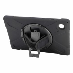 Nettech Samsung Galaxy Tab A8 Wi-Fi SM-X200 32 GB 10.5 Uyumlu Sport Seri Arka Koruma (Siyah) NT-95978