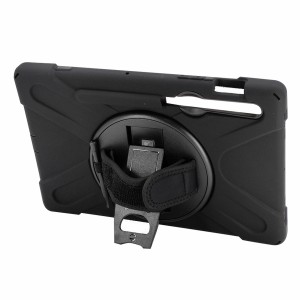Nettech Samsung Galaxy T970 Tab S7 Plus 12.4 İnc Uyumlu Sport Seri Arka Koruma (Siyah) NT-95976