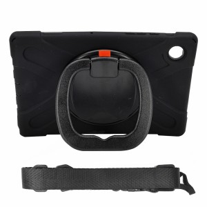 Nettech Samsung Galaxy Tab A8 Wi-Fi SM-X200 32 GB 10.5 Uyumlu Armor 360 Arka Koruma (Siyah) NT-95951