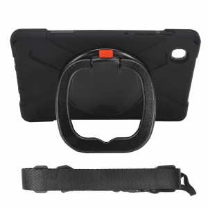 Nettech Samsung Galaxy Tab A7 Lite SM-T220 Uyumlu Armor 360 Arka Koruma (Siyah) NT-95948