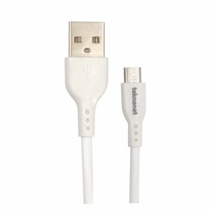 Teknonet TN-DC16 Plastik 100 Cm Micro Şarj ve Data Kablosu (Beyaz) NT-96628