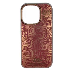 Nettech Apple iPhone 14 Pro Uyumlu Motifli Arka Koruma Kılıf (Kırmızı) NT-96863