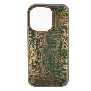 Nettech Apple iPhone 14 Pro Uyumlu Motifli Arka Koruma Kılıf (Yeşil) NT-96862