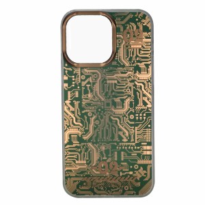 Nettech Apple iPhone 14 Pro Max Uyumlu Motifli Arka Koruma Kılıf (Yeşil) NT-96858