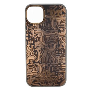 Nettech Apple iPhone 14 Plus Uyumlu Motifli Arka Koruma Kılıf (Siyah) NT-96864