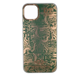 Nettech Apple iPhone 14 Plus Uyumlu Motifli Arka Koruma Kılıf (Mor) NT-96866