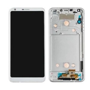 Teknonet LG G6 Uyumlu Org Lcd+Dokunmatik+Çıtalı (Beyaz) VR-2926