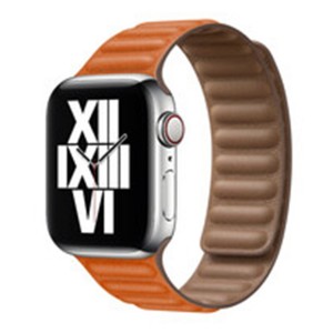 Nettech Apple Watch Seri 42/44 mm Uyumlu Buff Seri Kordon (Turuncu) NT-98708
