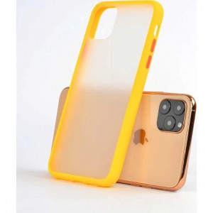 Nettech Apple iPhone 11 Pro Max Uyumlu NT-81452 Montreal Seri Arka Koruma Kılıf (Sarı) NT-81452