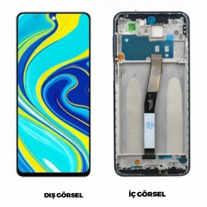 Teknonet Xiaomi Redmi Note 9 Pro Uyumlu Org Lcd+Dokunmatik+Çıtalı (Gri) NT-98606