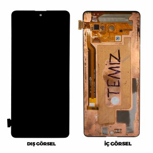 Teknonet Samsung Galaxy Note 10 Lite Uyumlu Revize Lcd+Dokunmatik+Çıtalı (Gümüş) NT-97450
