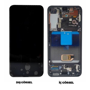 Teknonet Samsung Galaxy S22 Uyumlu Org Lcd+Dokunmatik+Çıtalı (Siyah) NT-97010