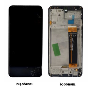 Teknonet Samsung Galaxy A23 Uyumlu Org Lcd+Dokunmatik+Çıtalı (Siyah) NT-97008