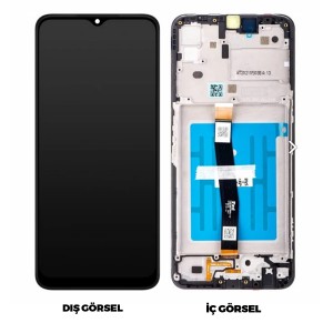Teknonet Samsung Galaxy S22 Plus Uyumlu Org Lcd+Dokunmatik+Çıtalı (Siyah) NT-97004