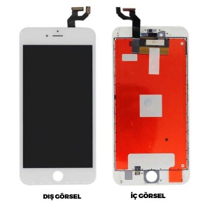 Teknonet Apple iPhone 6S Plus Uyumlu Service Org Lcd+Dokunmatik+Çıtalı (Beyaz) NT-90294