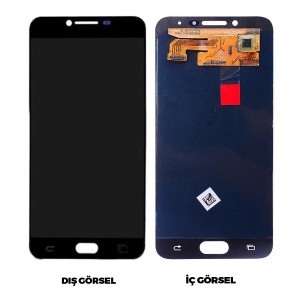 Teknonet Samsung Galaxy C5010 C5 Pro Uyumlu Oled Lcd+Dokunmatik (Siyah) NT-85802
